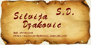 Silvija Džaković vizit kartica